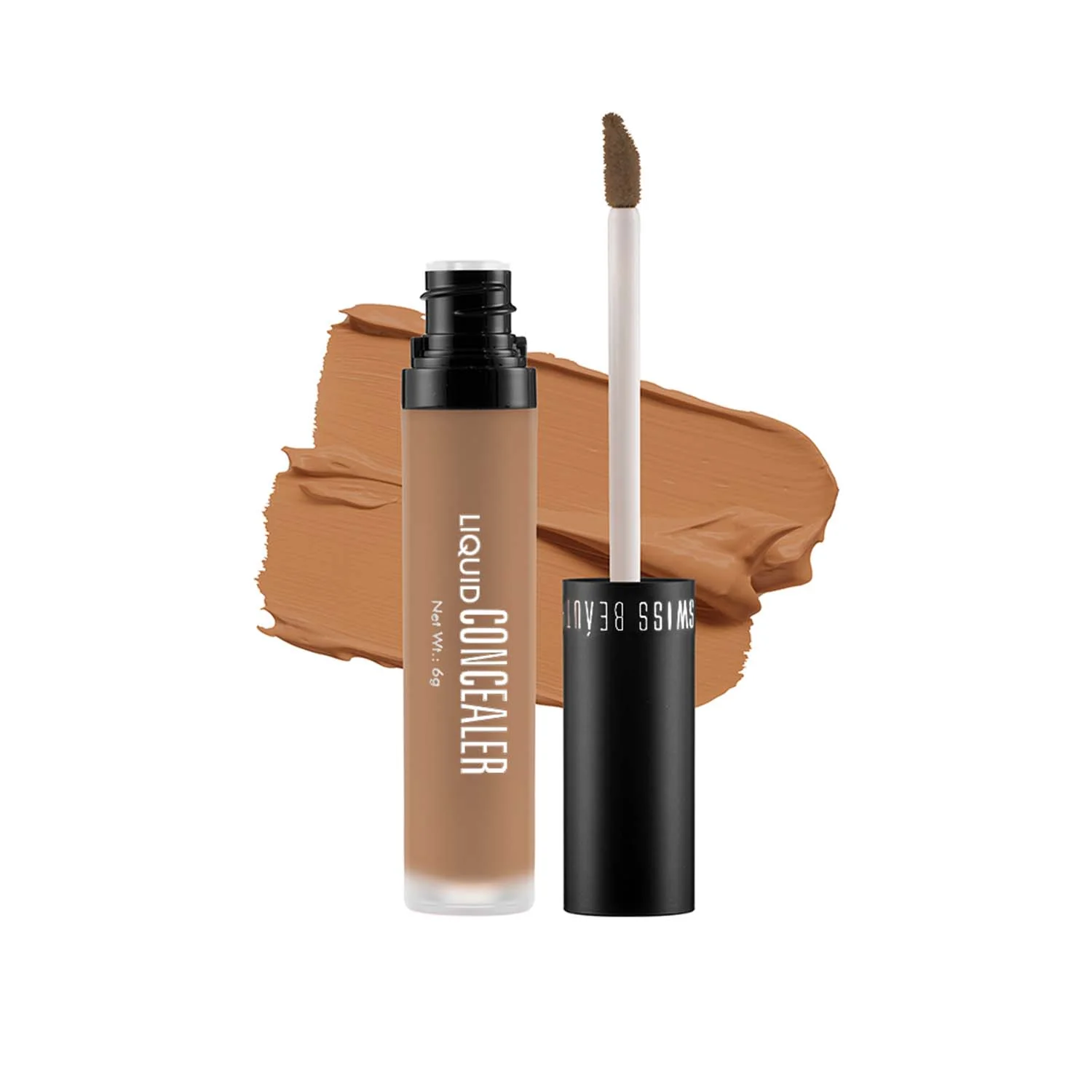 SWISS BEAUTY Liquid Light Weight Concealer – Full Coverage Matte Finish | Warm Sand