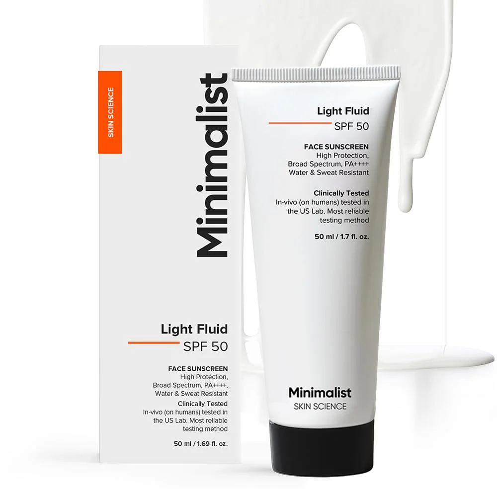 Minimalist Light Fluid Sunscreen SPF 50 PA++++