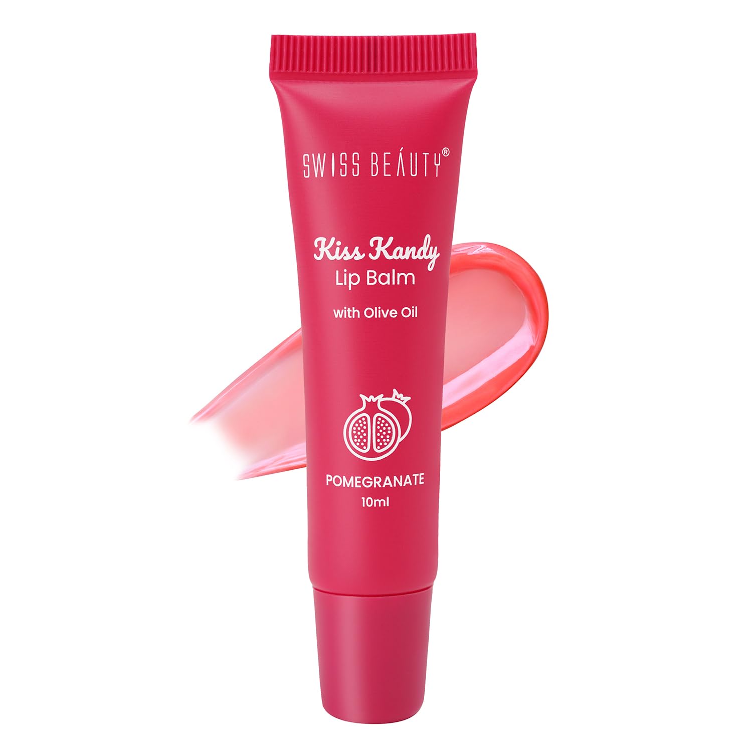 SWISS BEAUTY Kiss Kandy Lip Balm – Pomegranate Shade