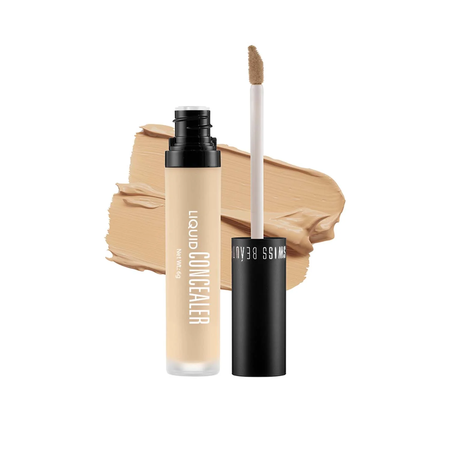 SWISS BEAUTY Liquid Light Weight Concealer – Full Coverage Matte Finish | Sand Sable