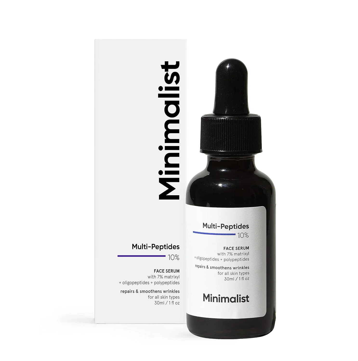 Minimalist Multi Peptide Night Face Serum - Collagen Boosting