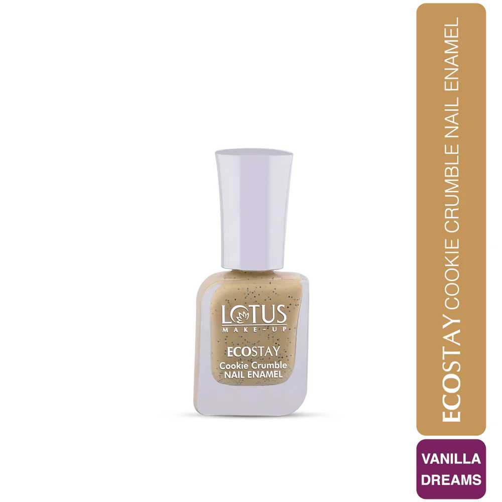 Lotus Makeup Ecostay Cookie Crumble Nail Enamel – Vanilla Dreams (10ml)