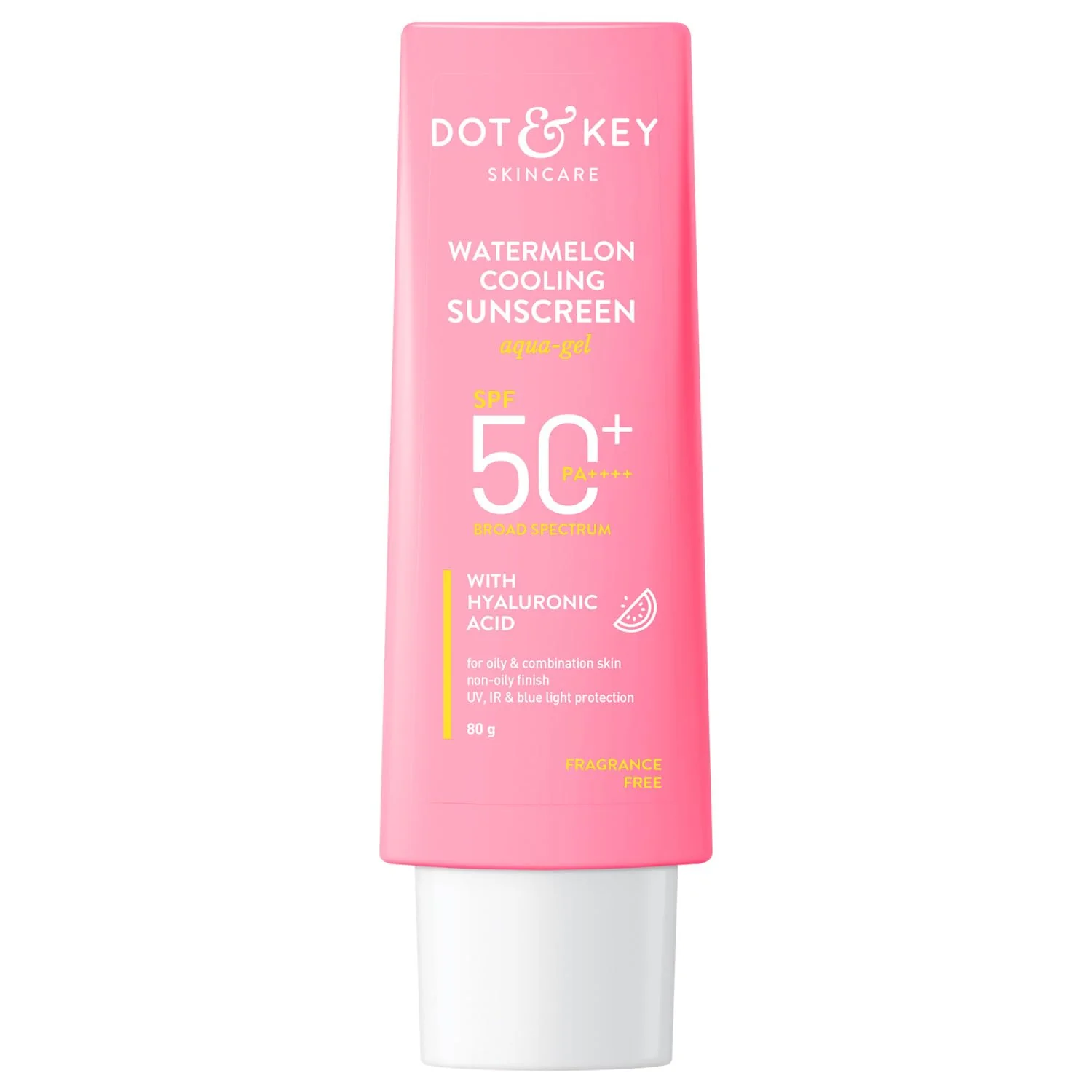 Dot & Key Watermelon Hyaluronic Cooling Sunscreen SPF 50 PA+++ – Lightweight & Hydrating UV Protection