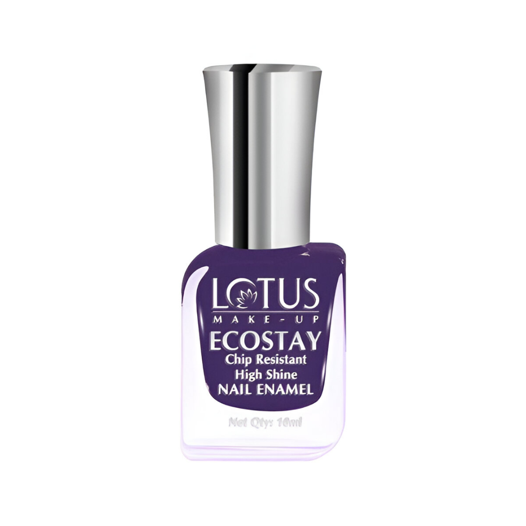 Lotus Ecostay Nail Enamel – Purple Dazzle (10ml)