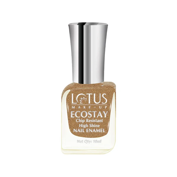 Lotus Ecostay Nail Enamel – Gold Frost 10ml
