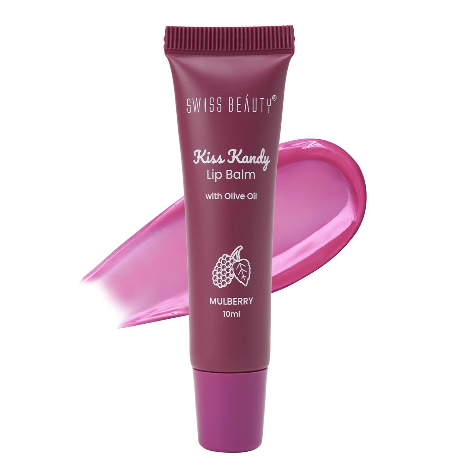 SWISS BEAUTY Kiss Kandy Lip Balm – Mulberry Shade