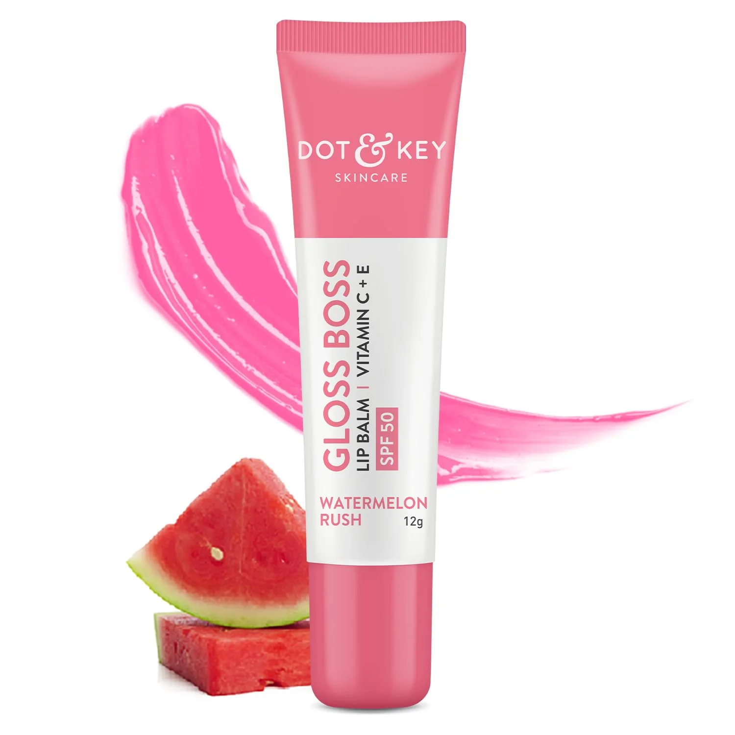 Dot & Key Watermelon Hydrating Lip Balm SPF 50 – Tinted & Protective