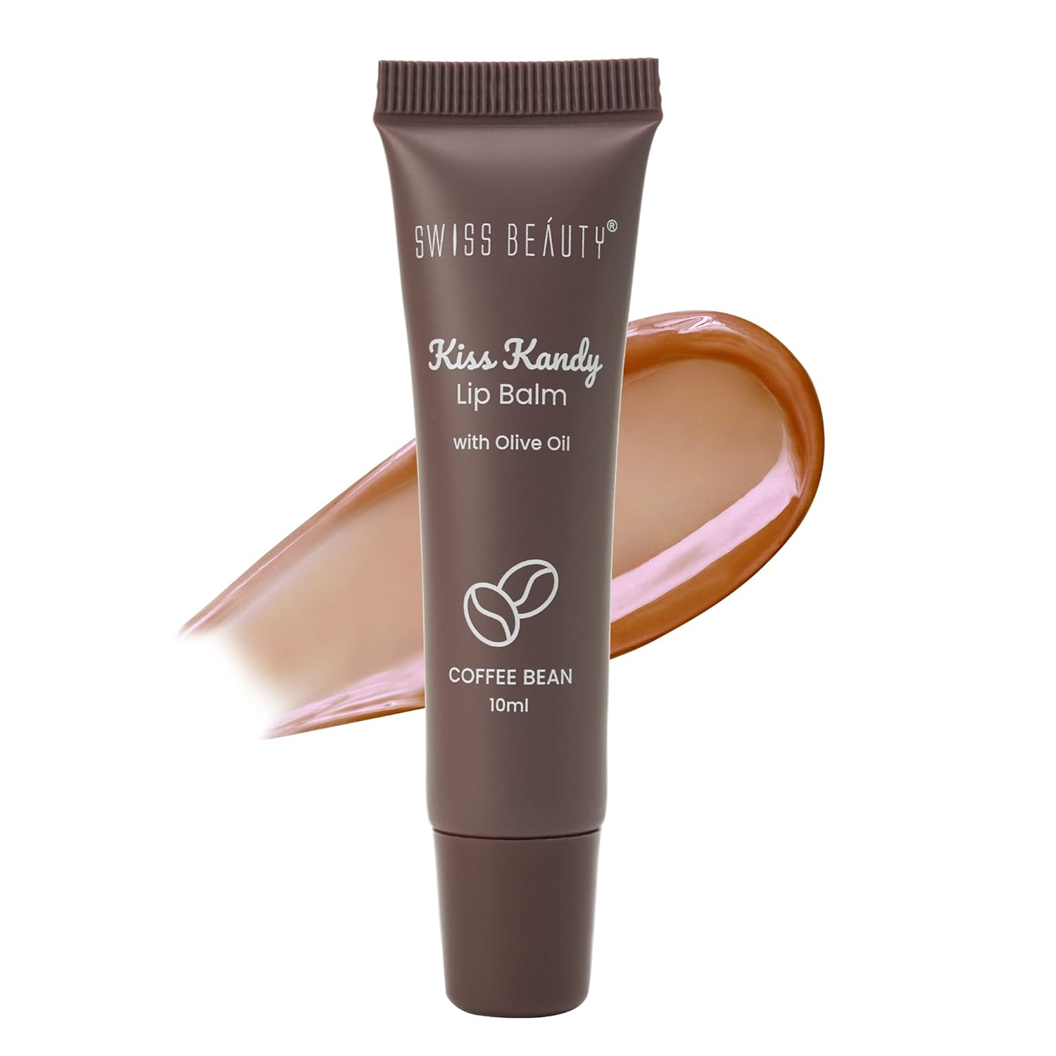 SWISS BEAUTY Kiss Kandy Lip Balm – Coffee Bean Shade